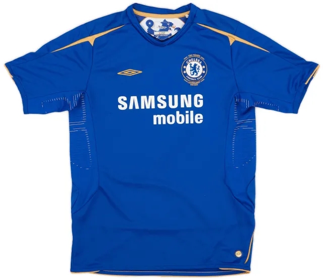 Umbro 2005-06 Chelsea Centenary Home Shirt - 8/10 - (XL.Boys)