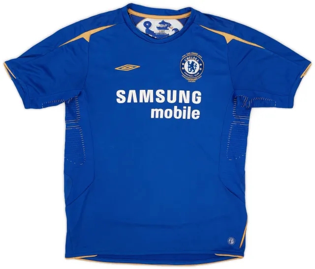 Umbro 2005-06 Chelsea Centenary Home Shirt - 8/10 - (XL.Boys)