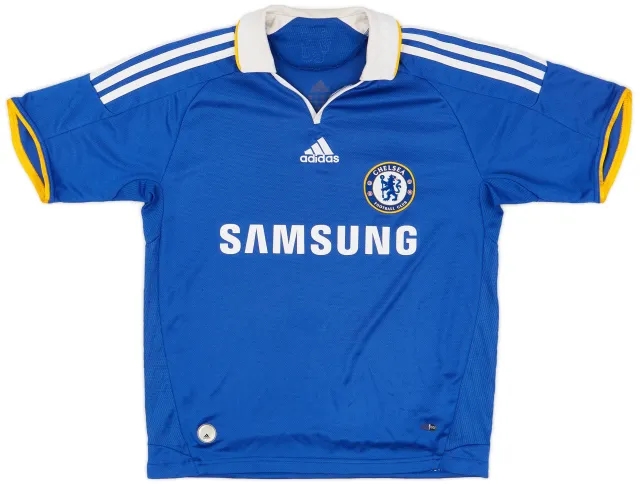adidas 2008-09 Chelsea Home Shirt - 7/10 - (XL.Boys)