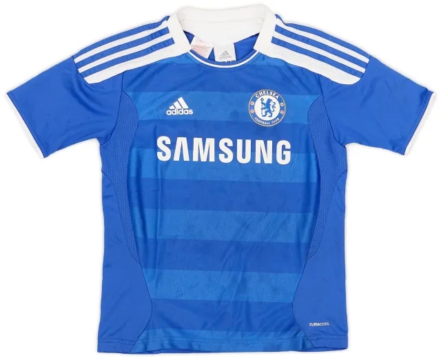 adidas 2011-12 Chelsea Home Shirt - 9/10 - (S.Boys)