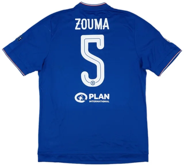 adidas 2015-16 Chelsea Match Issue Champions League Home Shirt Zouma #5