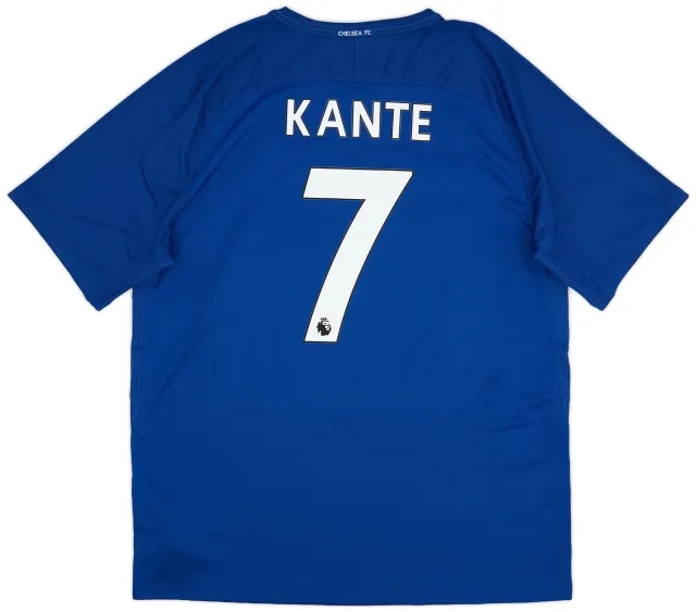 adidas 2017-18 Chelsea Home Shirt Kante #7 (XL)