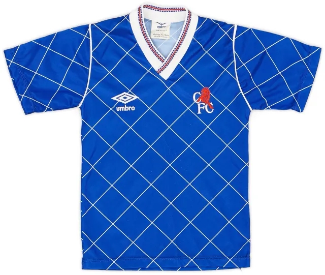 Umbro 1987-89 Chelsea Home Shirt - 9/10 - (M.Boys)