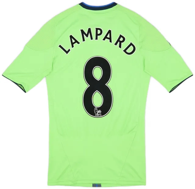 adidas 2010-11 Chelsea Player Issue Techfit Third Shirt Lampard #8 - 7/10 - (S)