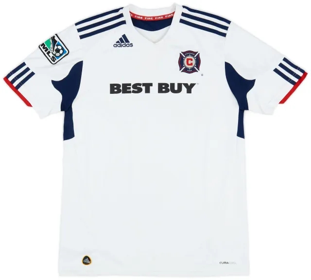 adidas 2010-11 Chicago Fire Away Shirt - 8/10 - (XL.Boys)