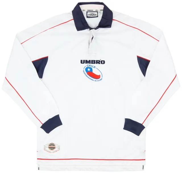 Umbro 2000-01 Chile Away L/S Shirt - 8/10 - (S)