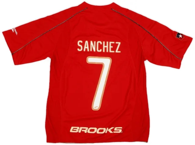 2010-11 Chile Home Shirt Sanchez #7 - 7/10 - (S)