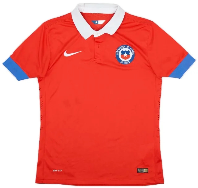 Nike 2015-16 Chile Authentic Home Shirt - 6/10 - (M)