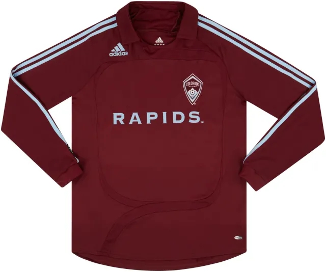 adidas 2007 Colorado Rapids Match Issue Signed Home L/S Shirt Prideaux #6