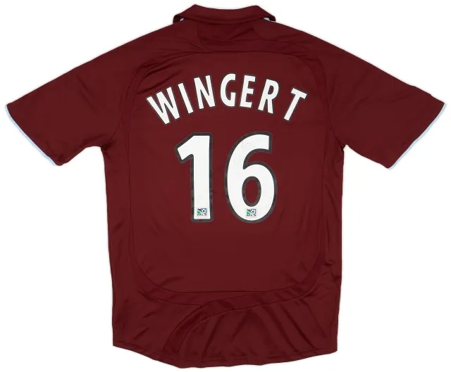 adidas 2007-08 Colorado Rapids Match Issue Signed Home Shirt Wingert #16