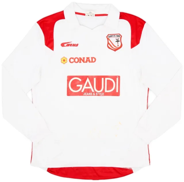 2009-10 Carpi Home L/S Shirt #9 - 4/10 - (L)