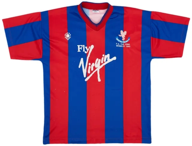 Bukta 1988-90 Crystal Palace 'F.A. Cup Final' Home Shirt - 6/10 - (L)