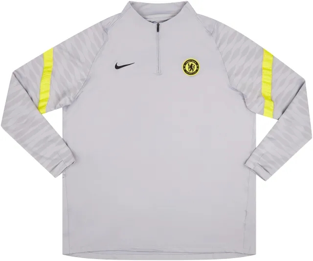 Nike 2021-22 Chelsea Player Issue 1/4 Zip Training Top (XXL)