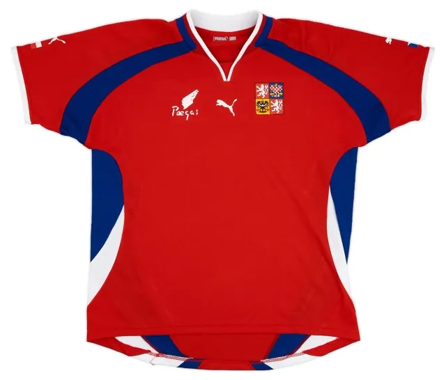 Puma 2000-02 Czech Republic Home Shirt - 7/10 - (XL)