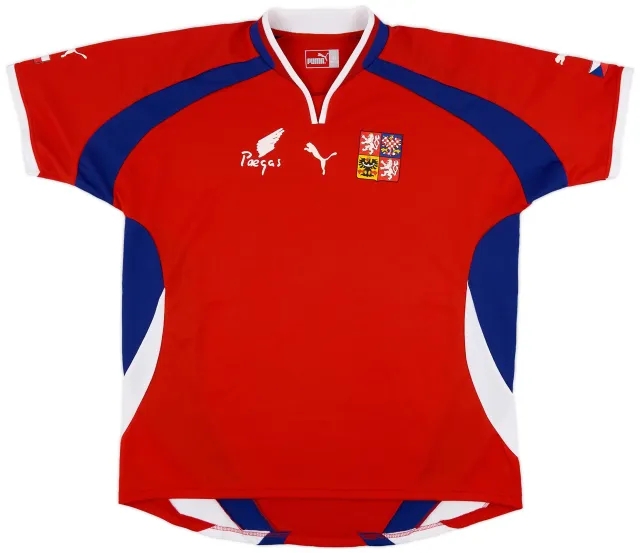 Puma 2000-02 Czech Republic Home Shirt - 9/10 - (XL)
