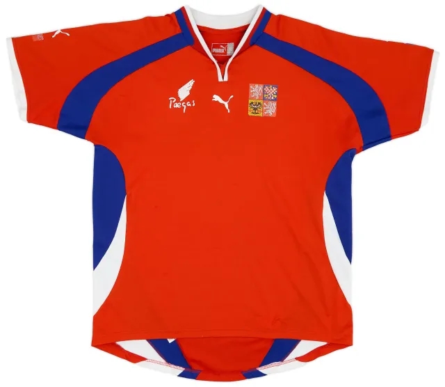 Puma 2000-02 Czech Republic Basic Home Shirt - 5/10 - (XL)