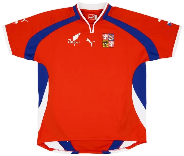 Puma 2000-02 Czech Republic Home/Training Shirt - 8/10 - (XL)
