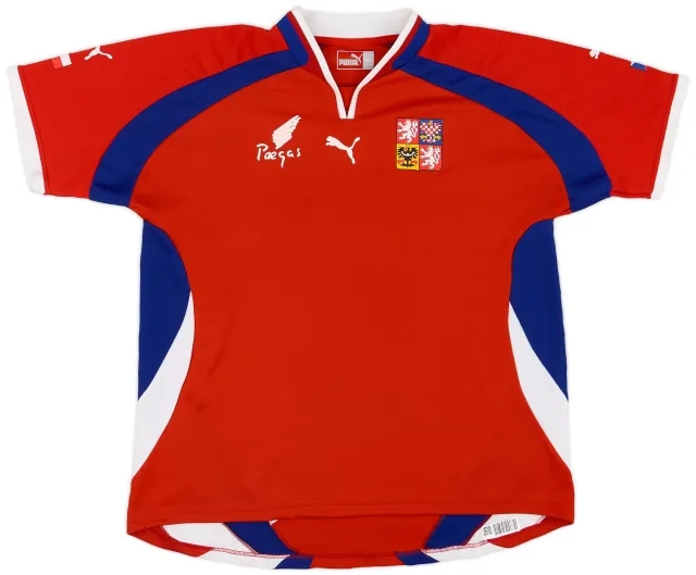 Puma 2000-02 Czech Republic Home Shirt - 9/10 - (XL)