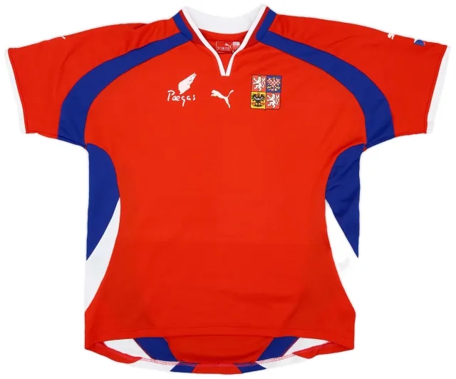 Puma 2000-02 Czech Republic Home Shirt - 8/10 - (XL)