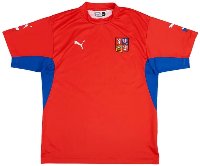 Puma 2002-03 Czech Republic Basic Home Shirt - 9/10 - (XXL)