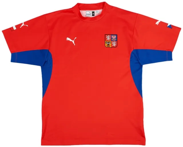 Puma 2002-03 Czech Republic Basic Home Shirt - 9/10 - (XL)