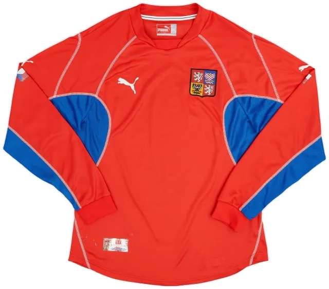 Puma 2002-04 Czech Republic Home L/S Shirt - 7/10 - (XXL)