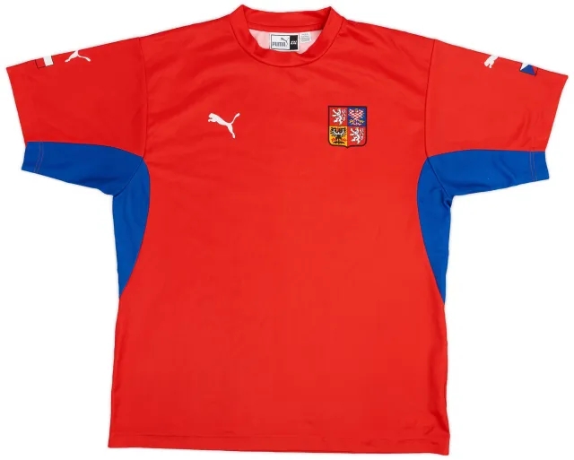 Puma 2002-04 Czech Republic Basic Home Shirt - 9/10 - (XXL)