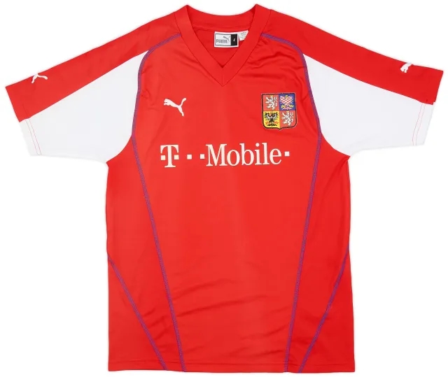 Puma 2003-04 Czech Republic Home Shirt - 7/10 - (L)