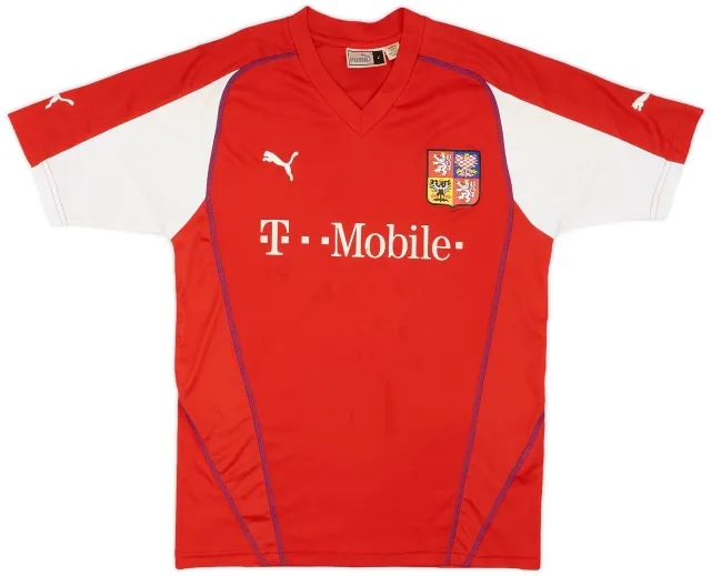 Puma 2003-04 Czech Republic Home Shirt - 5/10 - (L)