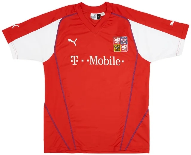 Puma 2003-04 Czech Republic Home Shirt - 9/10 - (XL)