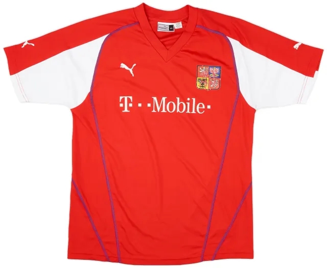 Puma 2003-04 Czech Republic Home Shirt - 5/10 - (XL)