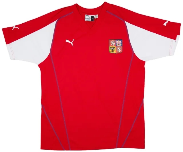 Puma 2004-05 Czech Republic Basic Home Shirt - 8/10 - (XL)