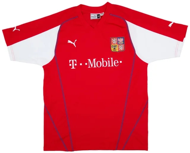 Puma 2004-05 Czech Republic Basic Home Shirt - 8/10 - (XL)