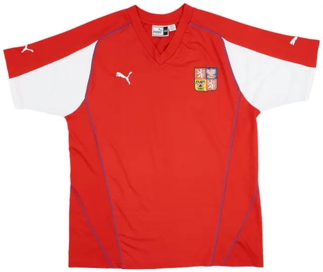 Puma 2004-05 Czech Republic Basic Home Shirt - 9/10 - (XXL)