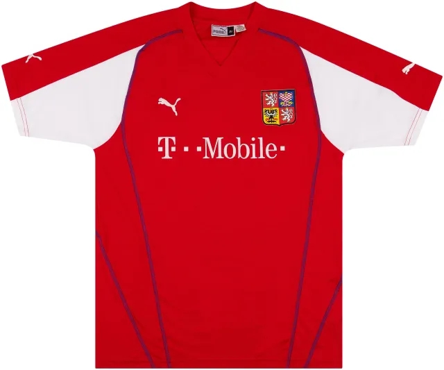 Puma 2004-05 Czech Republic Basic Home Shirt - 9/10 - (XL)