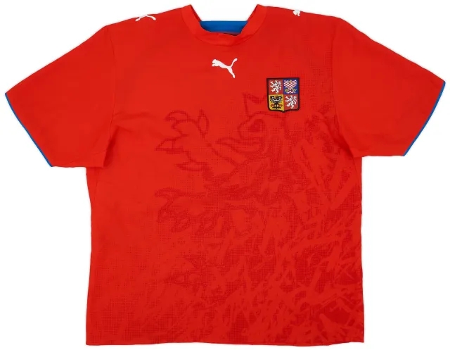 Puma 2006-08 Czech Republic Home Shirt - 7/10 - (XL)