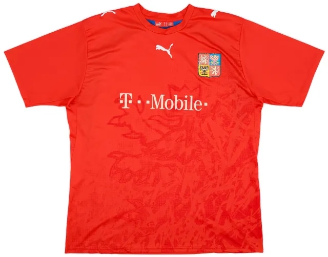 Puma 2006-08 Czech Republic Basic Home Shirt - 6/10 - (XL)