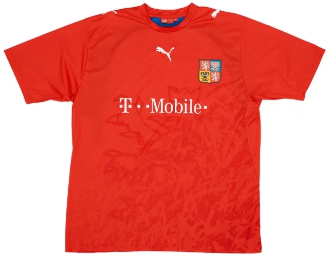 Puma 2006-08 Czech Republic Home Shirt - 8/10 - (XL)