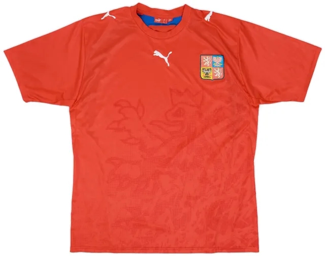 Puma 2006-08 Czech Republic Basic Home Shirt - 9/10 - (L)