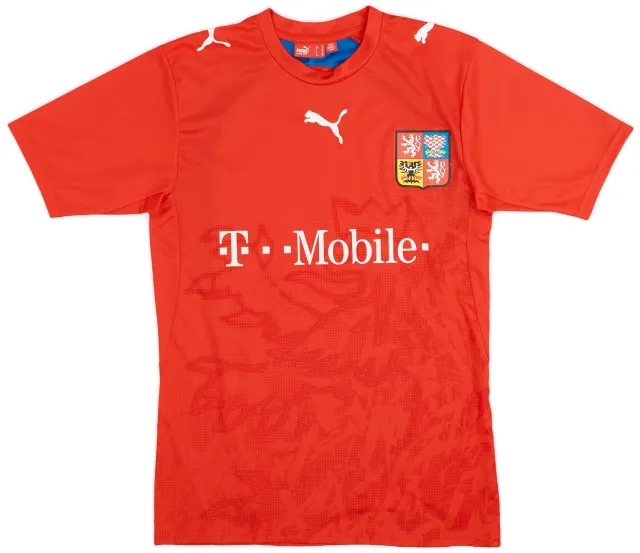 Puma 2006-08 Czech Republic Basic Home Shirt - 9/10 - (XS)