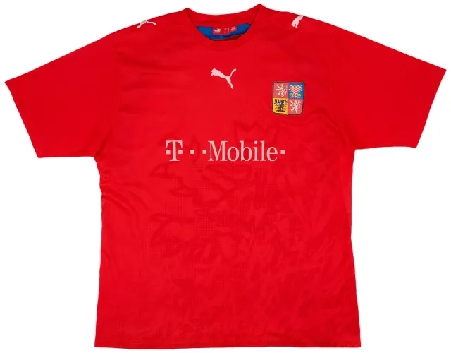 Puma 2006-08 Czech Republic Basic Home Shirt - 6/10 - (XL)