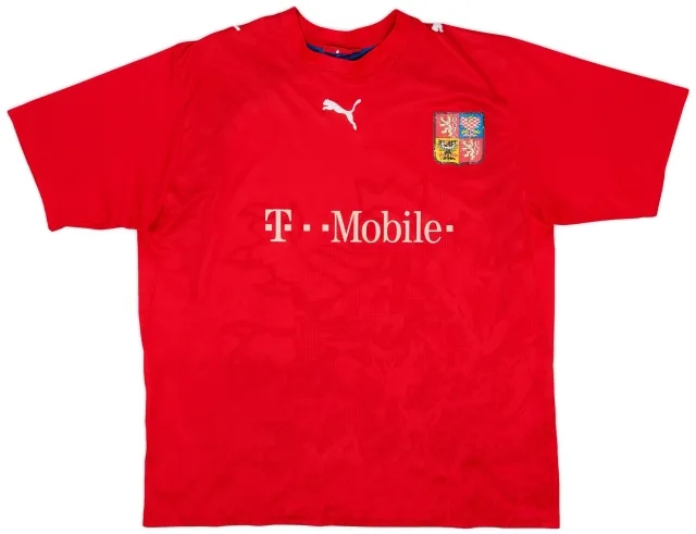 Puma 2006-08 Czech Republic Basic Home Shirt - 5/10 - (XL)