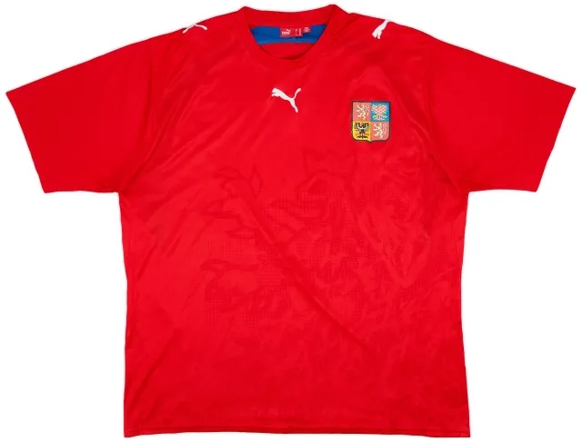 Puma 2006-08 Czech Republic Basic Home Shirt - 7/10 - (XXL)