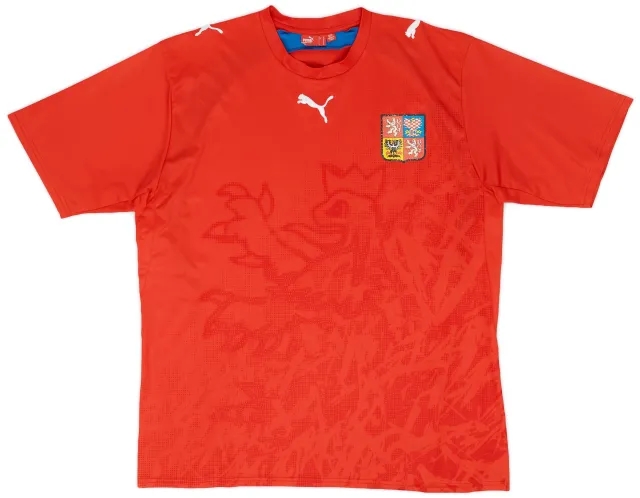 Puma 2006-08 Czech Republic Basic Home Shirt - 6/10 - (XL)