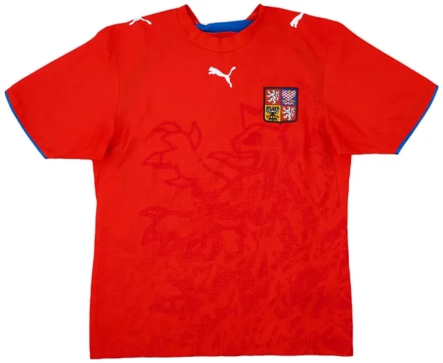 Puma 2006-08 Czech Republic Home Shirt - 8/10 - (L)