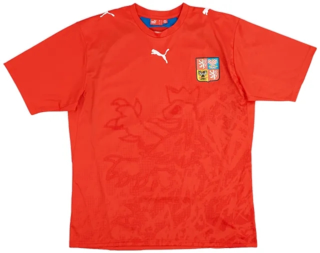 Puma 2006-08 Czech Republic Basic Home Shirt - 6/10 - (L)
