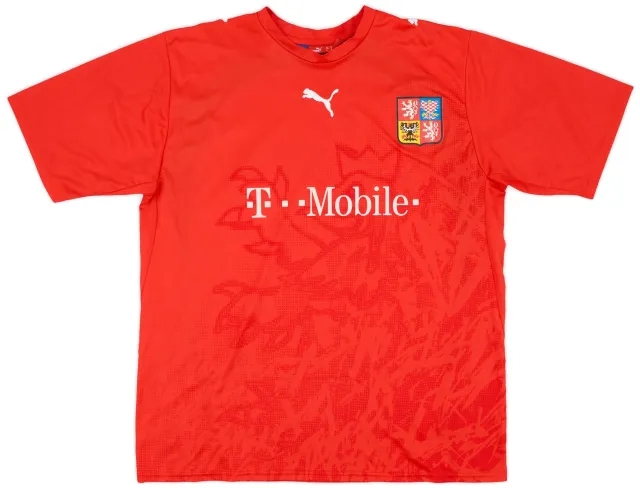 Puma 2006-08 Czech Republic Basic Home Shirt - 6/10 - (XL)
