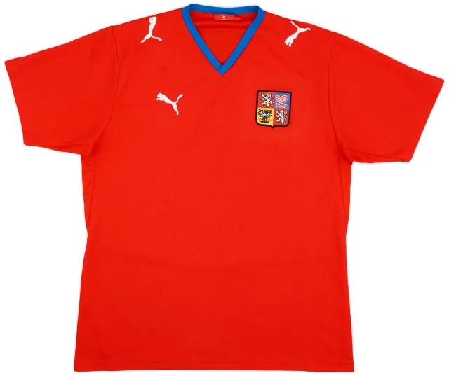 Puma 2008-09 Czech Republic Basic Home Shirt - 9/10 - (L)