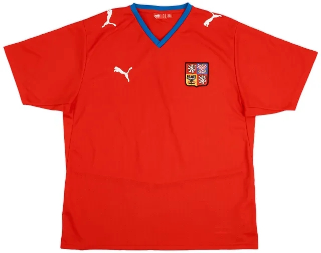 Puma 2008-09 Czech Republic Basic Home Shirt - 9/10 - (XL)