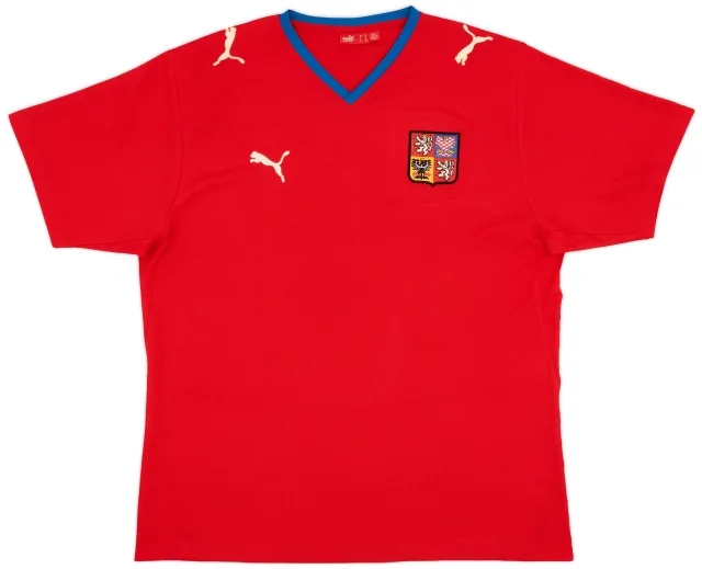 Puma 2008-09 Czech Republic Home Shirt - 8/10 - (XL)